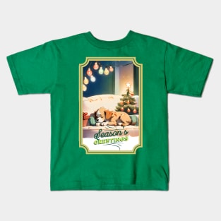 Season's Greetings Kids T-Shirt